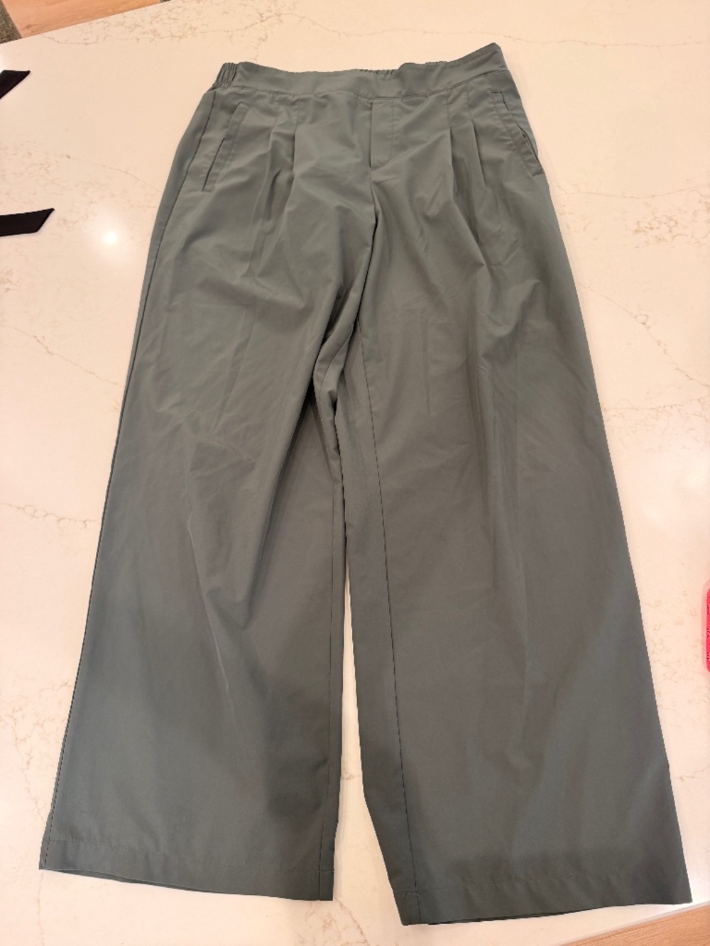 Apana Women’s XL Gray Wide Leg Pull-On Stretch Pants